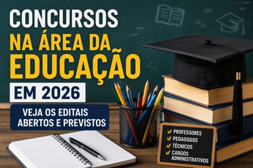 Concursos previstos na área da educação