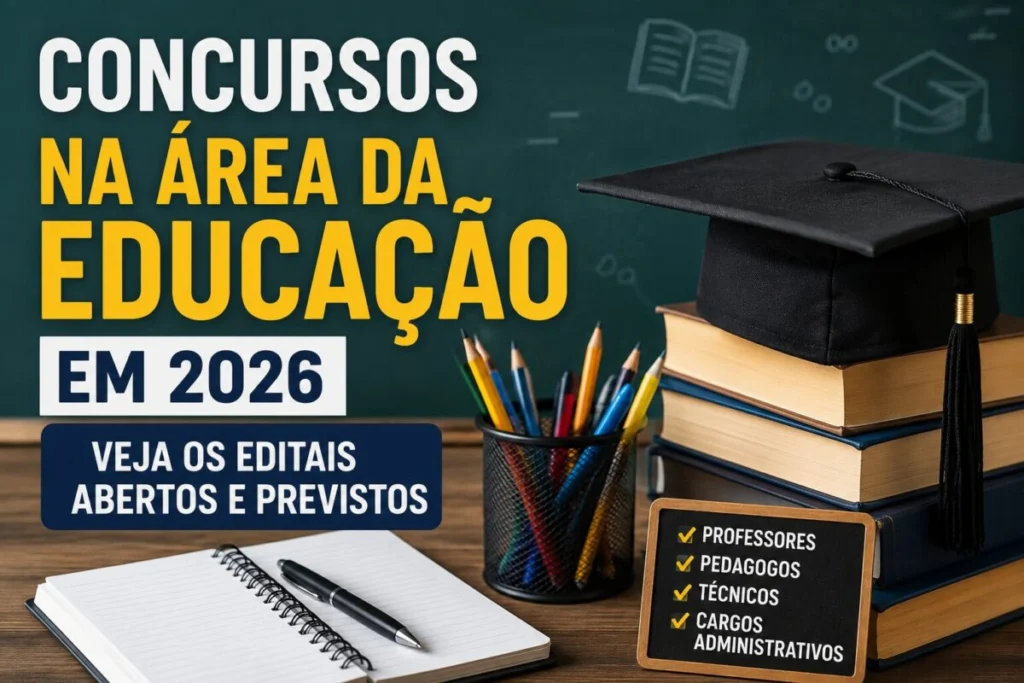 Concursos previstos na área da educação