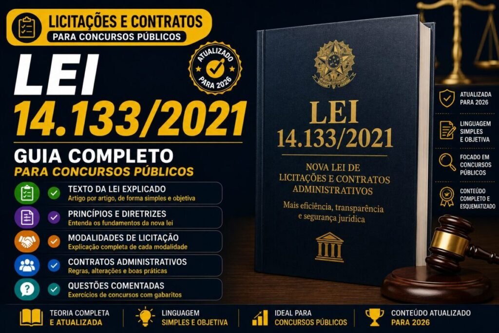 14.133/2021 - Lei de Licitações e Contratos Administrativos.